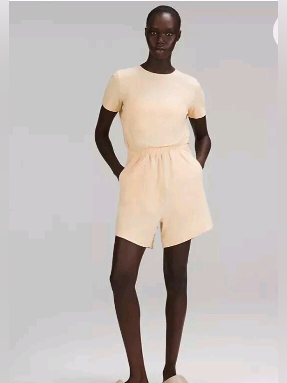 Lululemon Jumpsuit Open Back Romper_Color:Cream/Beige_Size 4_NWOT